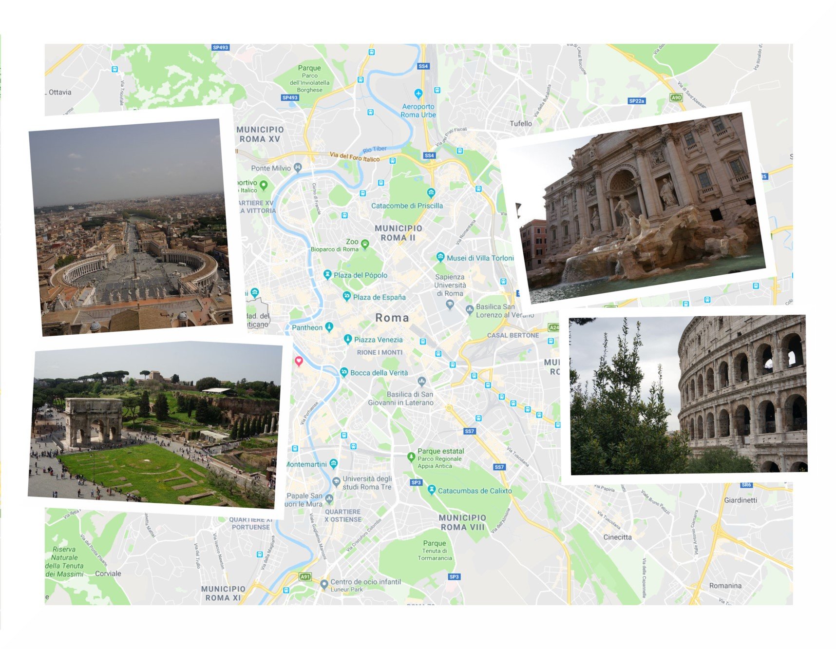 Itinerario 6 o 5 días en Roma