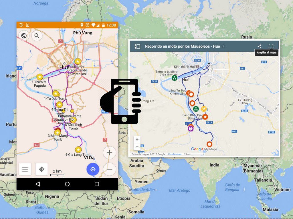 Llévate mis Mapas de Google Maps en tu Viaje y consúltalos Offline