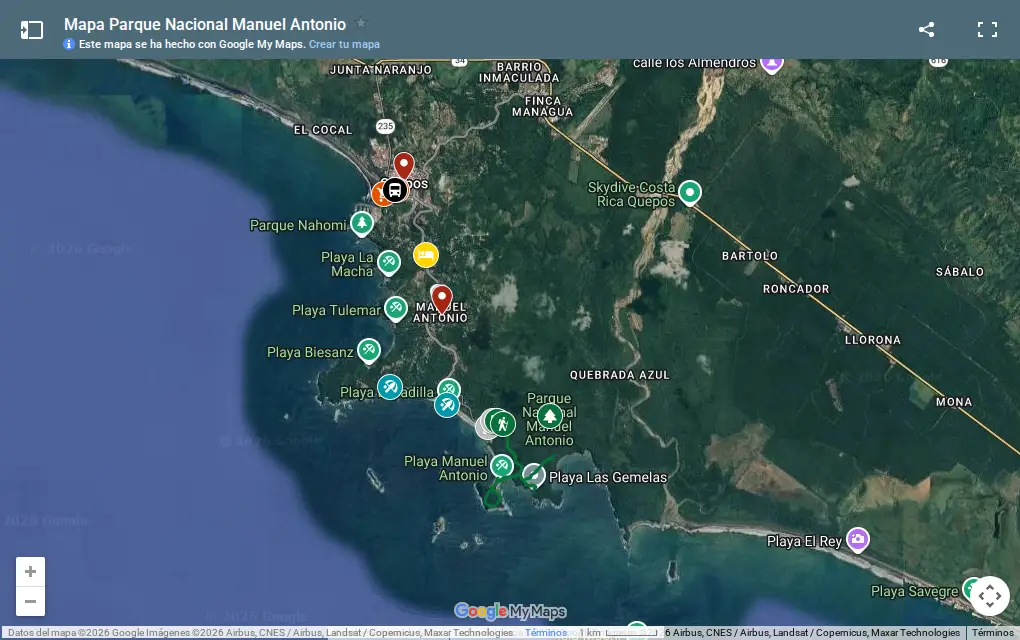 Vista previa del mapa
